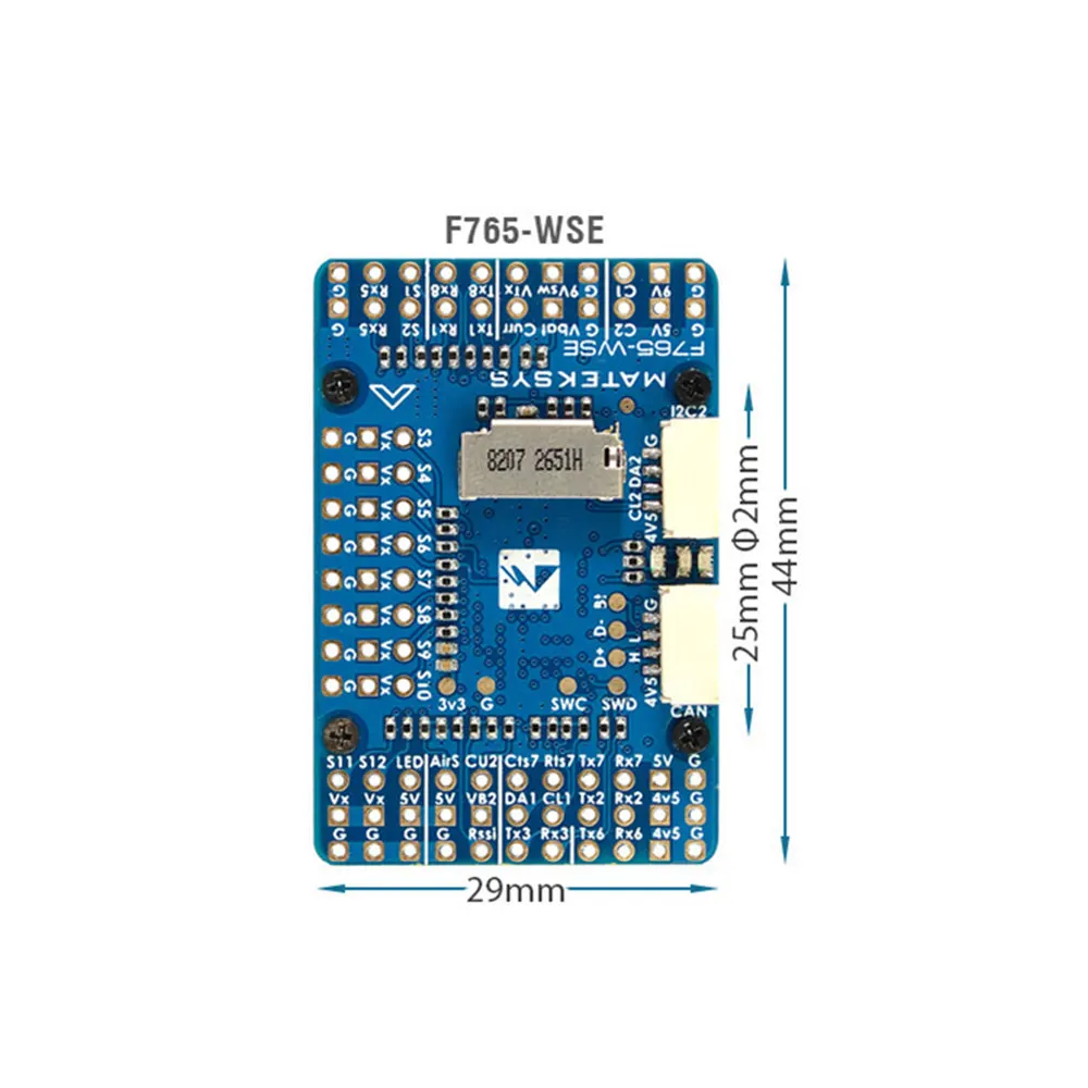 MATEK-CONTROLADOR DE VUELO F765-WSE F765 Baro OSD Blackbox Dual BEC, ArduPilot INAV, para Dron, avi&oacute;n, F765-WING, actualizado-0