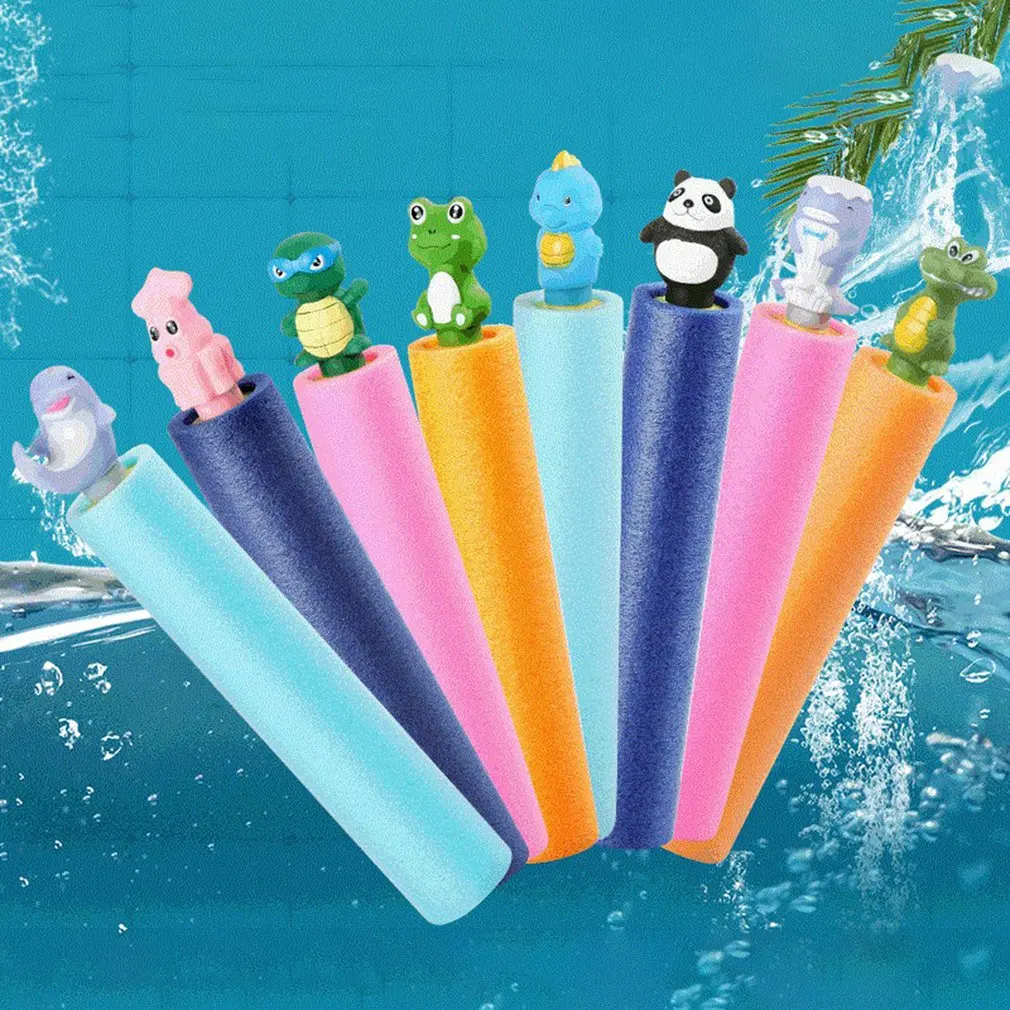 

Foam Water Pistol Shooter Super Cannon Toy For Kids Squirt Pool Toy Animal EVA Pull Water Toy Beach Water Toy Children's Gift
