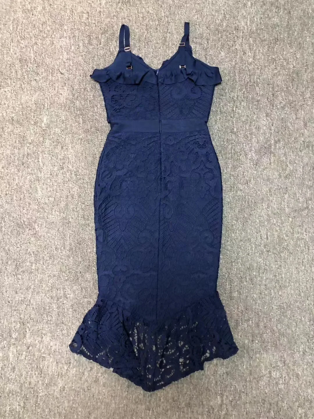 5 цветов, Vestidos, женское сексуальное кружевное Бандажное платье до середины икры, дизайнерское платье с рыбьим хвостом, вечерние платья знаменитостей