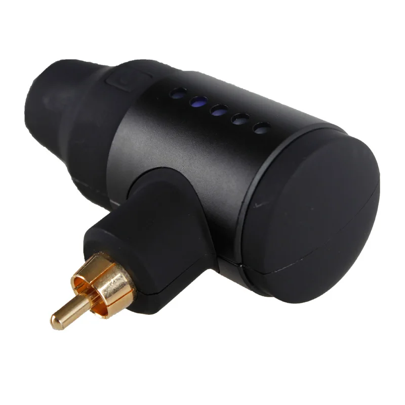 RCA Battery Black New Rechargable Battery Wireless Tattoo Power Supply For RCA/DC Tattoo Machine Gun Supply - Цвет: RCA Battery Black