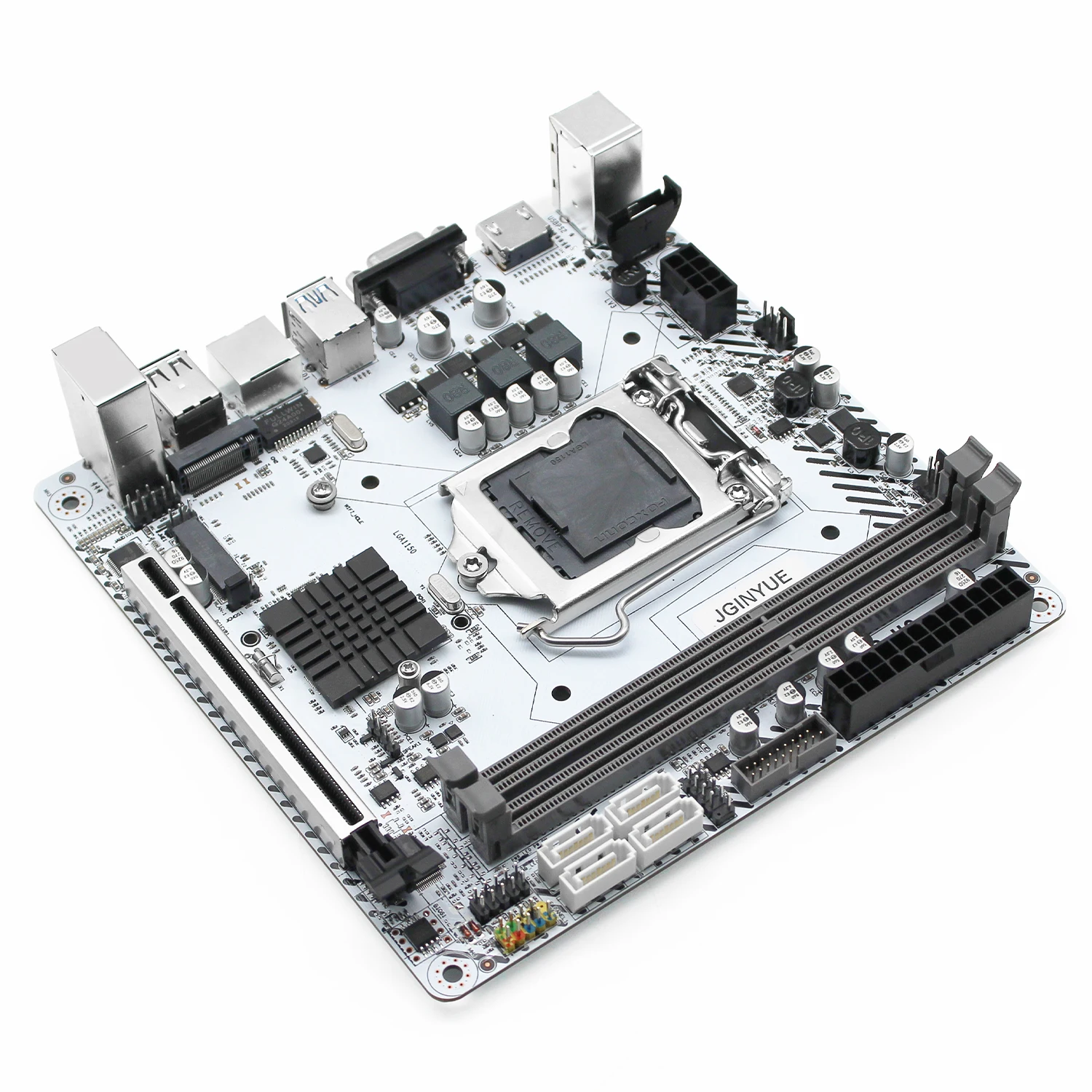 Verkauf H97 Motherboard LGA 1150 Set Kit Mit Intel Core I5 4690 Prozessor 16G(2*8G) RAM Speicher Usb3.0 Sata 3,0 Mini-itx H97I-PLUS