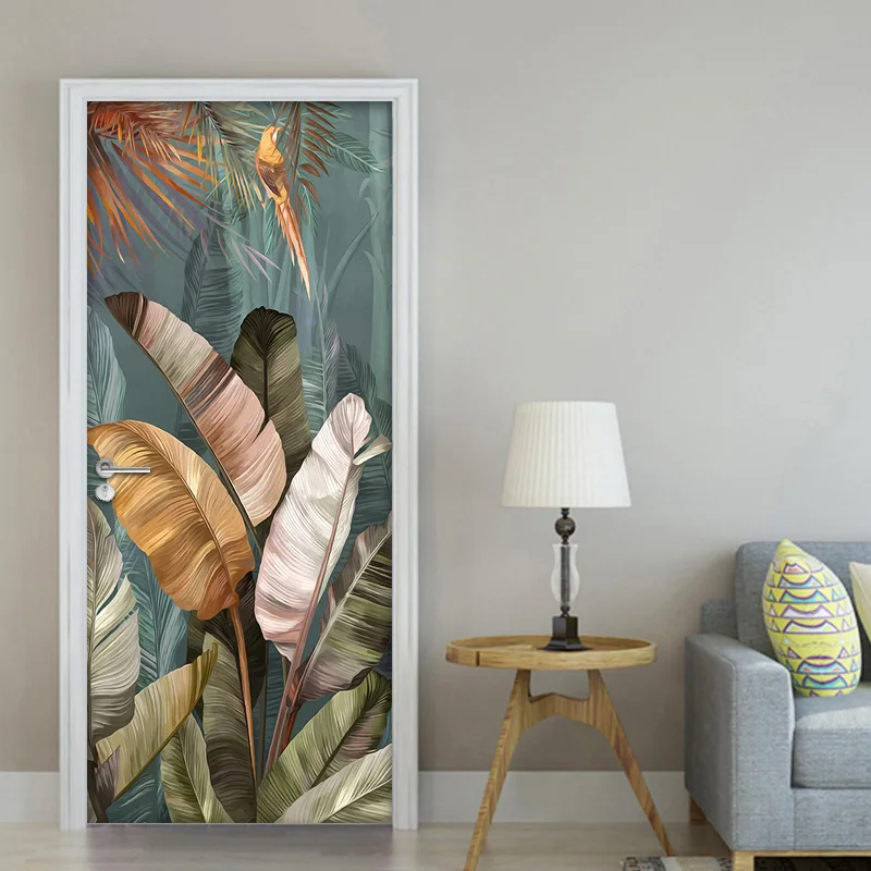 Самоклеящиеся наклейки на дверь водонепроницаемые ПВХ обои декор стену