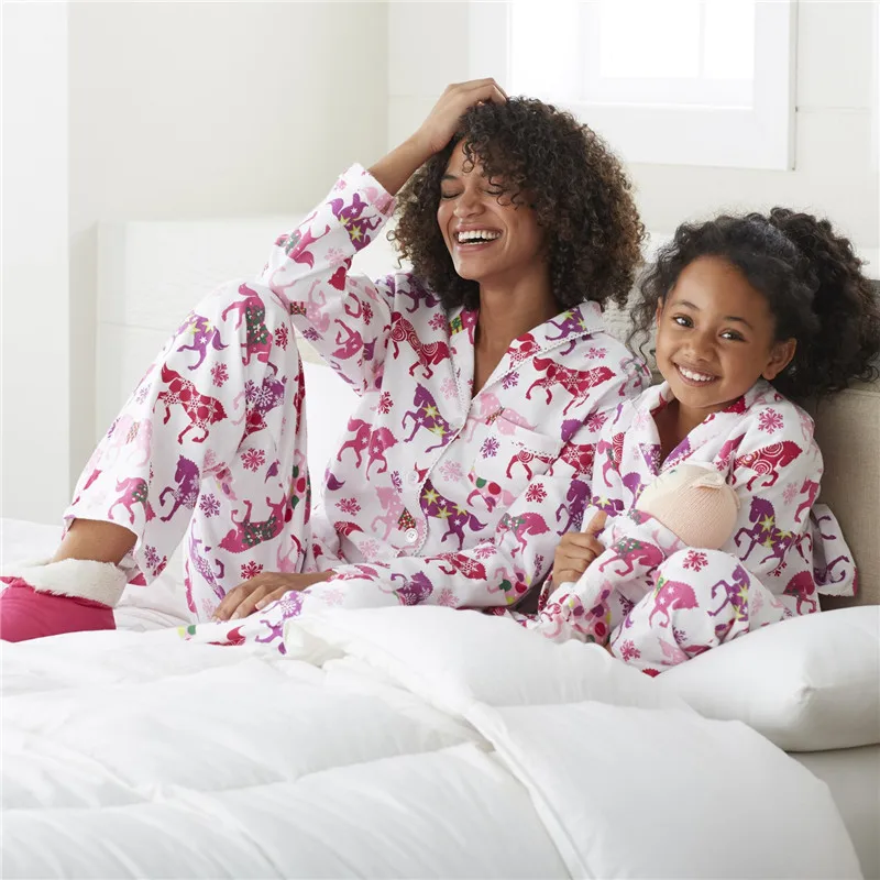 Ночная рубашка с рисунком животных ночная лошади одежда для сна домашняя