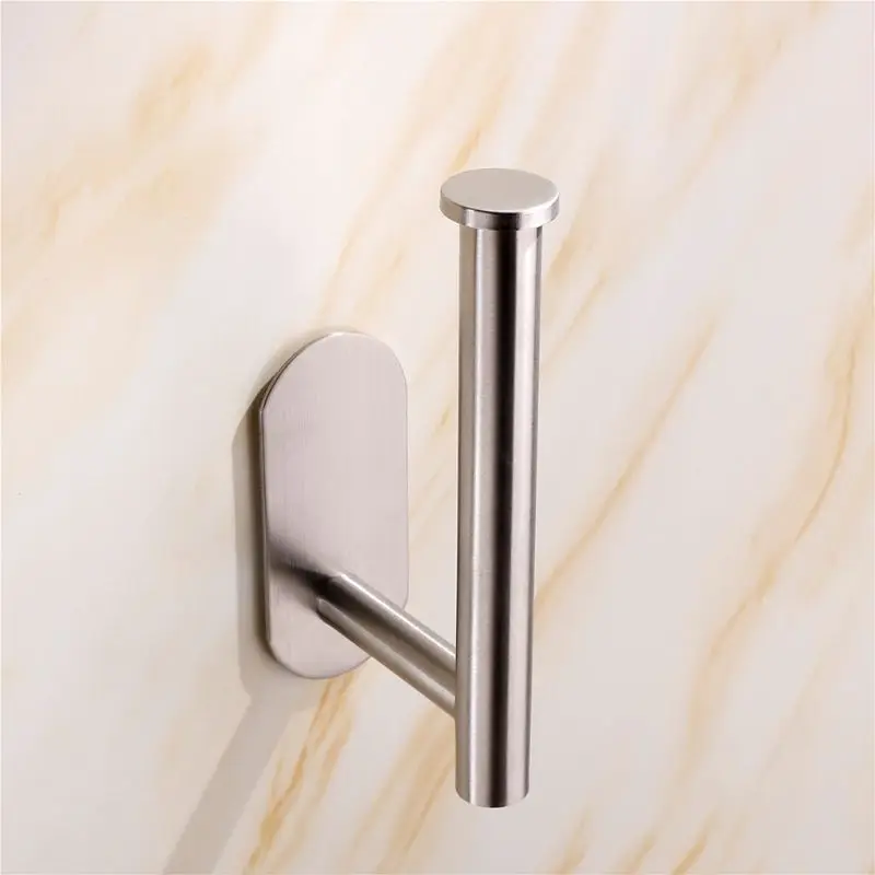 

Kitchen Wall Mounted Toilet Paper Holder Stainless Steel Bathroom Tissue Towel