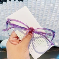 anti blue light blocking cat eye glasses women optical eyewear frame ladies computer eyeglasses decorative glasses spectacle