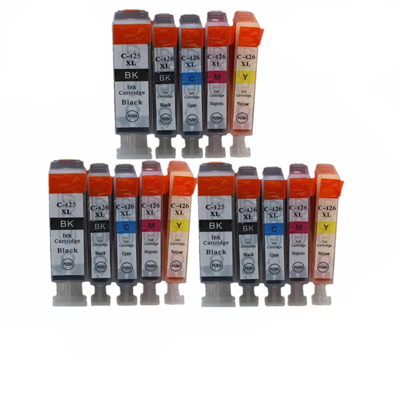 PGI425 PGI 425 XL CLI 426 425XL чернильные картриджи для Canon Pixma MG6140 MG6240 MG8140 MG8240 MX714 MX884
