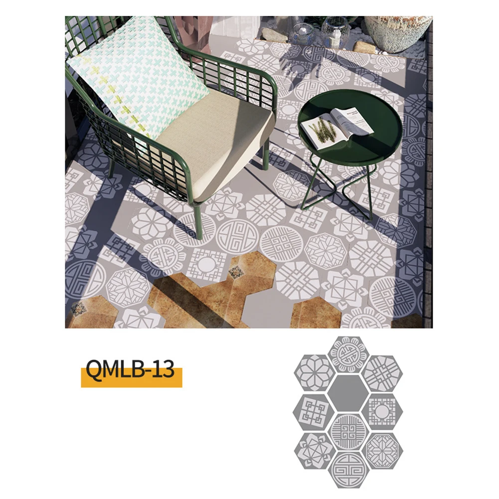 

10pcs PVC Wallpaper Sticker Waterproof Oilproof Self-Adhesive Backsplash for Kitchen Bathroom 7.9"x9"