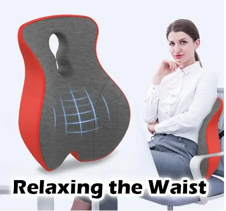 Подушка с эффектом памяти для поясницы и спины облегчающая боль в пояснице