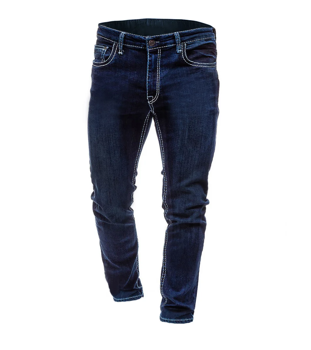 

Men's pants men's solid color simple jeans fashion men's European jeans pants