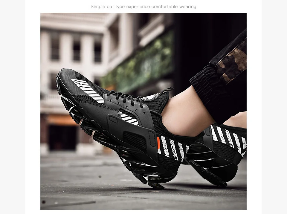 Rommedal man's running shoes Blade bottom shock absorption men sneakers breathable lightweight fashion sport trainers footwear