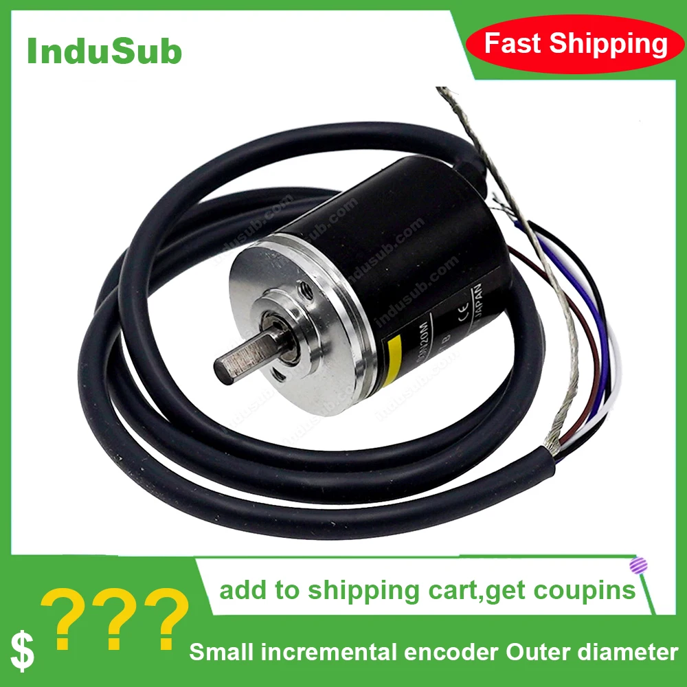 

E6A2-CW3C Incremental Rotary Encoder 5000 3600 3000 2500 2048 2000 1800 1500 1200 1024 1000 800 720 600 500P/R DC5~24V 2m