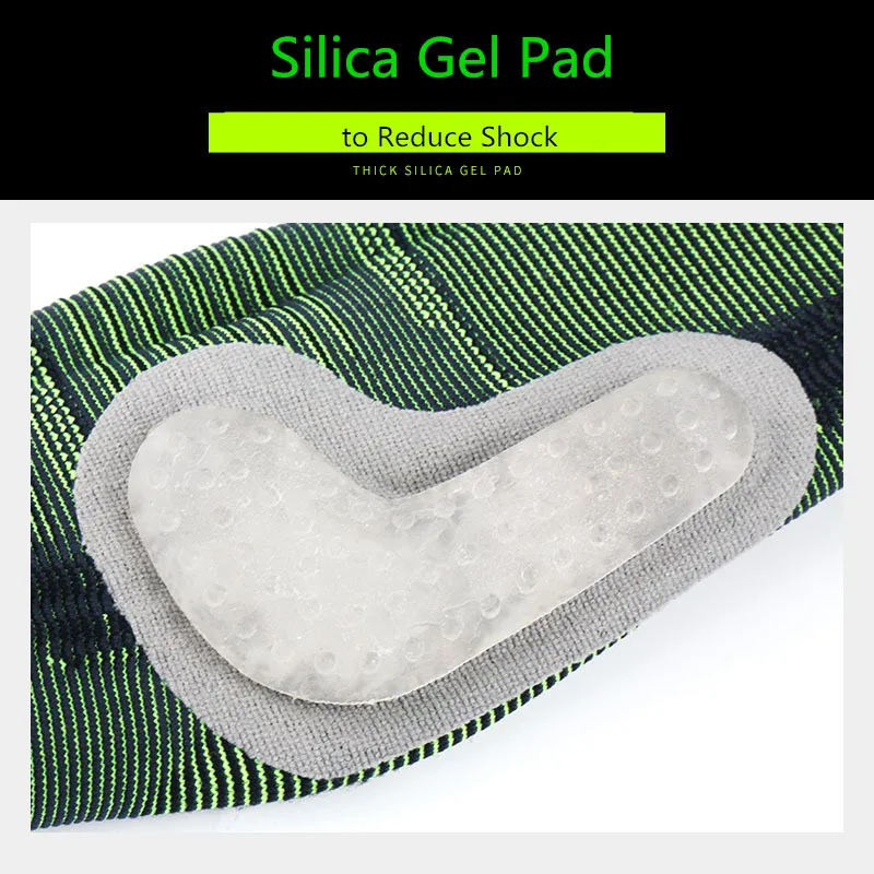 1 шт. компрессионный спортивный фиксатор голеностопа с силиконовой подкладкой