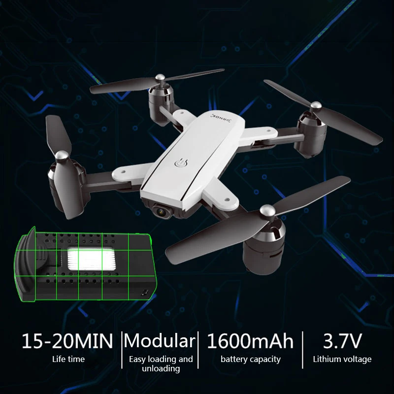 2019 ZD5 новые Радиоуправляемый Дрон Quadcopter с 1080 P Wi Fi FPV Камера вертолет 20 мин. время