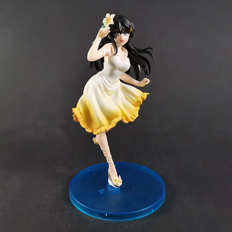 

Rascal Does Not Dream of Bunny Girl Senpai Sakurajima Mai Summer Dress Ver. Anime Collection Figure PVC Doll Gift Toy