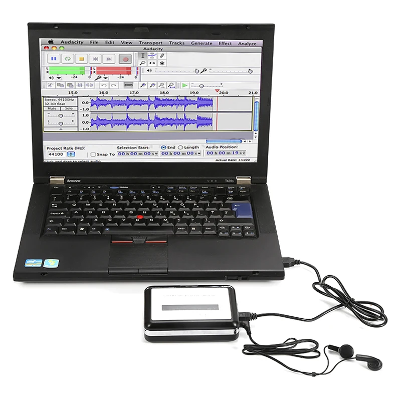 Лента к ПК Супер USB кассеты MP3 конвертеру с кабелем плеер аккумуляторные и