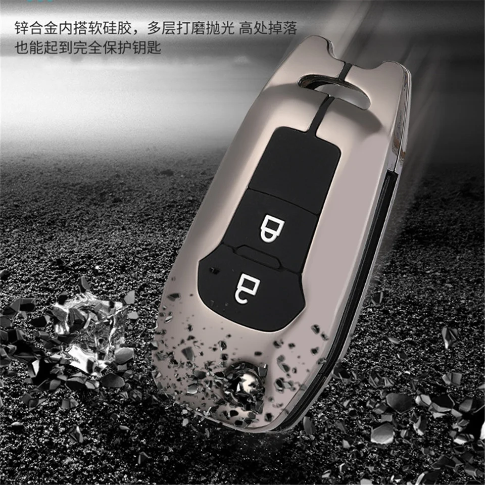 Custodia Cover chiave auto per Ford Fusion Fiesta Escort Mondeo Everest Ranger accessori portachiavi auto coperchio chiave supporto tappo proteggi Set - H813430e062534eaba436b72b3c8502d3z