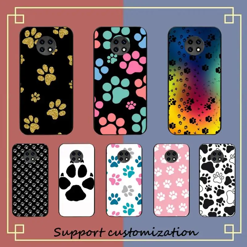 

Best Friends Dog Paw Phone Case For Xiaomi Redmi Note 8A 7 5 8pro 8T 9Pro TPU Coque for note 6pro