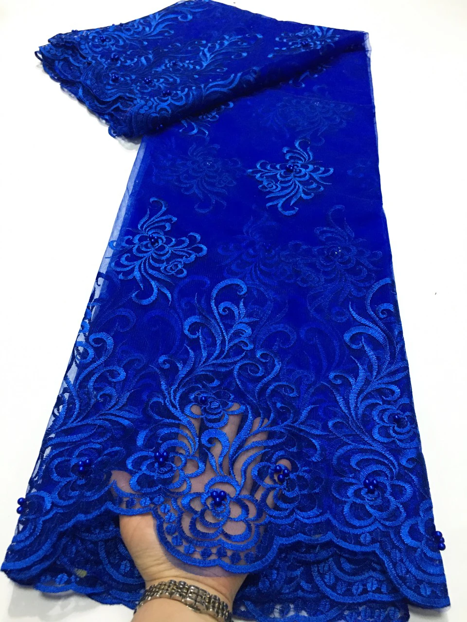 Золотая африканская кружевная ткань 2021 высококачественное кружево с бисером