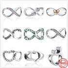Новинка, бесконечность, семья forever Love You брелок лучшие друзья DIY, изящные бусины, подходят к оригинальным шармам Pandora, серебро 925 пробы, браслет, ювелирные изделия