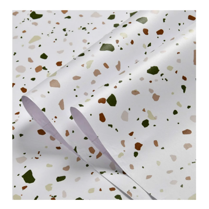

Vinyl Terrazzo Peel and Stick Self Adhesive Wallpaper Kids Bedroom Deco Kitchen Cabinet Contact Paper Home Decoration Sticker