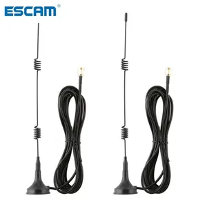 Удлинительный кабель ESCAM 3M 9.8ft 7dBi для Wi-Fi антенны с магнитным основанием для снижения расстояния между камерами и улучшенным сигналом NVR