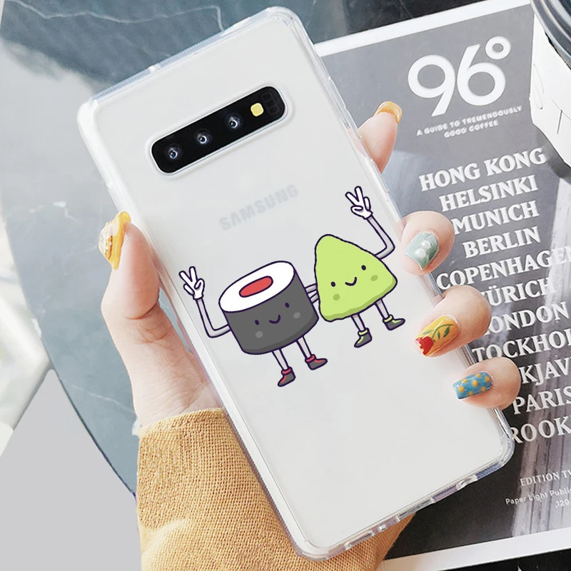 Мягкий чехол для телефона Samsung S6 S7 Edeg S8 S9 Plus S10 + S10E Lite A50 A70 NOTE8|Бамперы| |