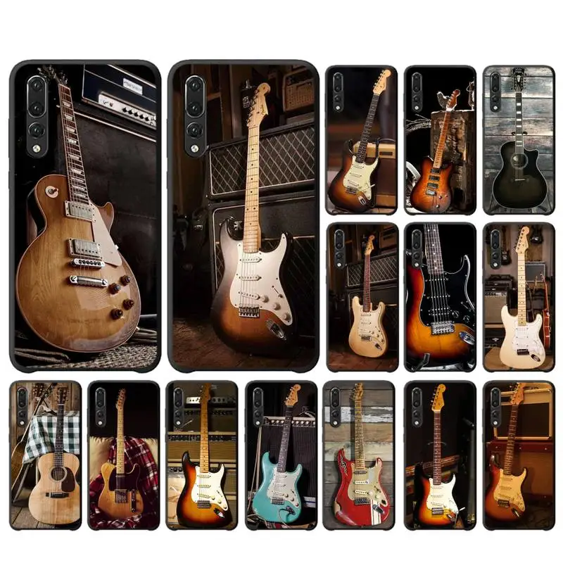 

YNDFCNB Music score Musical violin guitar Phone Case For Huawei Y6 2018 Y7prime2019 funda Case for Y8p Y9 2019 Capa