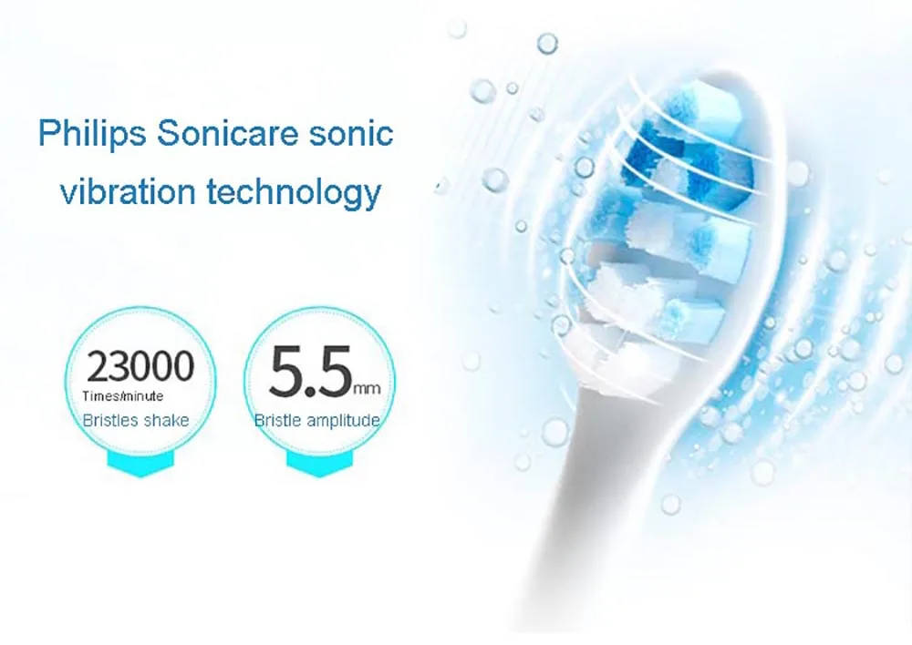Philips Sonic HX3226 качественная электрическая зубная щетка перезаряжаемый умный таймер зубная щетка водонепроницаемая для взрослых