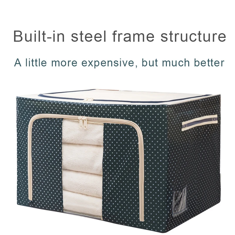 Складная сумка для одежды со стальным каркасом домашняя одежда пылезащитный