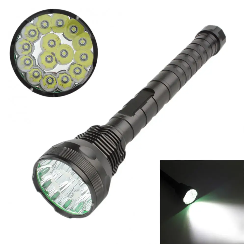 15000LM открытый Водонепроницаемый светодиодный вспышка светильник фонарь 5