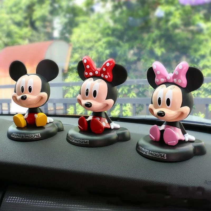 Аниме Кукла Микки Маус и Минни Disney игрушки мультяшная трясущаяся голова модель