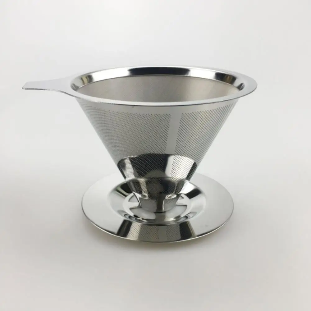 

Steel Coffee Filter Removable Cone Dripper Easy To Maintain Reusable And Coffee Clean Tool Filter T6N6