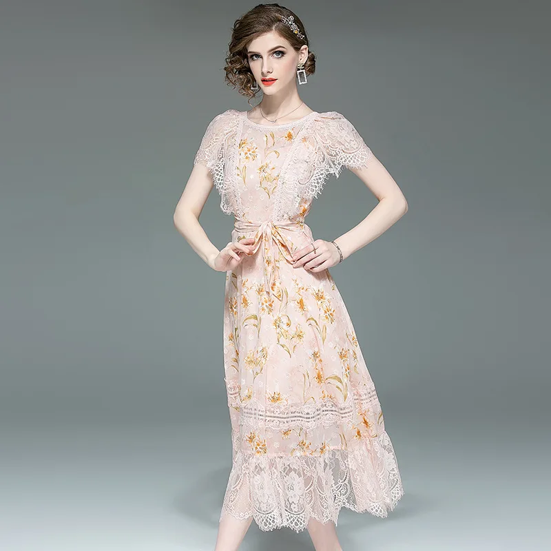 Сексуальное Полосатое женское платье с v-образным вырезом рукавом-бабочкой