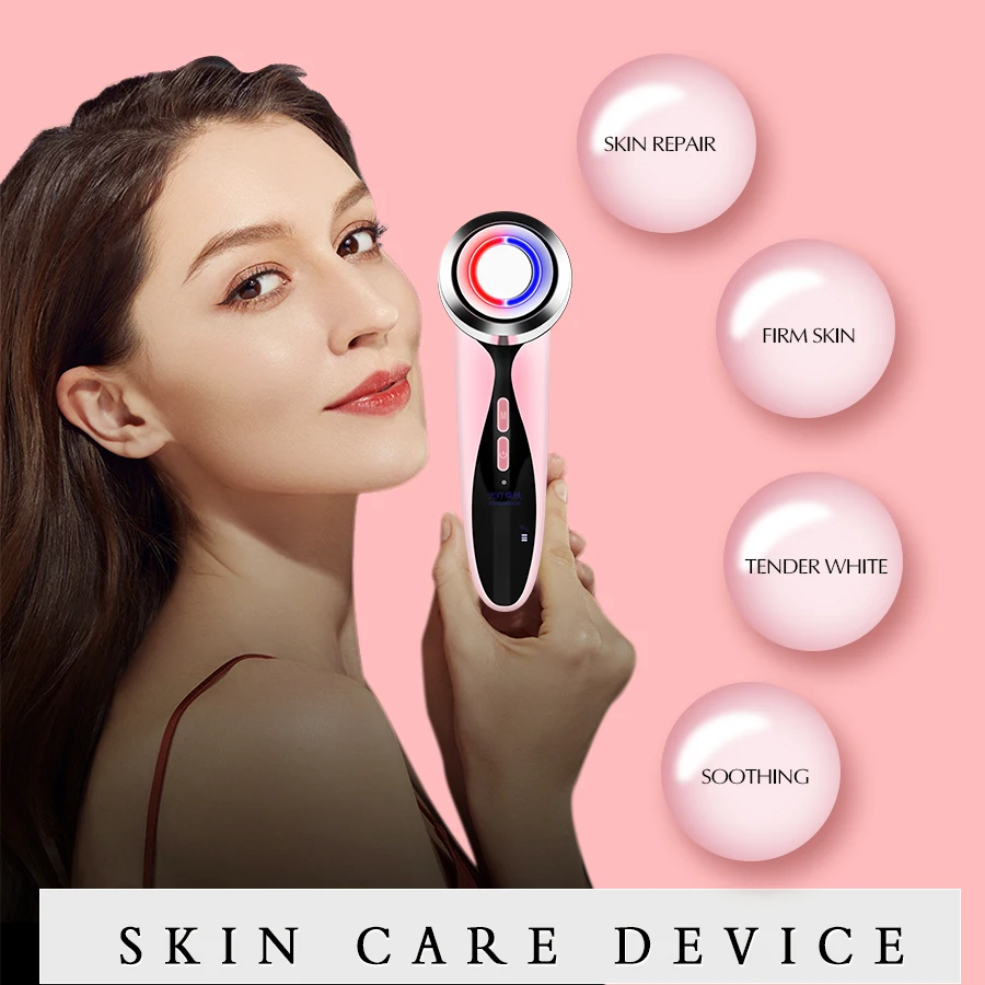 4 в 1 RF косметический инструмент для женщин прибор ухода за кожей лица