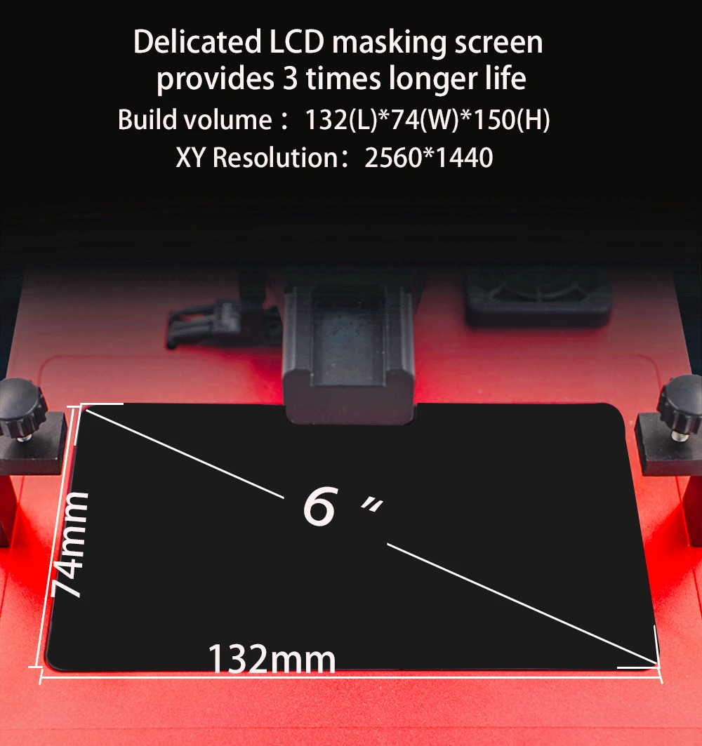 Kelant вспышка SLA 3d принтер Pro стоматологические украшения impressora лазер 2560*1440 УФ Смола 405nm ЖК-экран 3,5 ''DLP 3d принтер s d200s