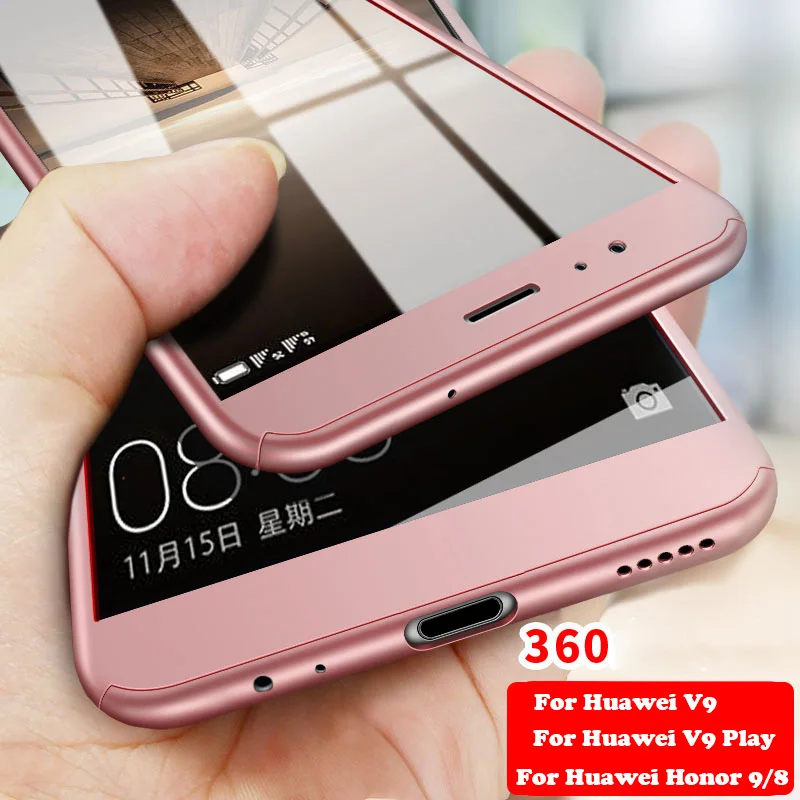 Чехол с полным покрытием 360 дюйма для Huawei Honor 8 9 6C Pro V8 8X 10 P Smart 2019 Y5 Y6 Y7 PSmart 2020