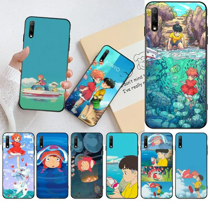 Горячая Распродажа! Мягкий чехол для телефона Ponyo on the Cliff на заказ Huawei Honor 20 10 9 8 8x 8c