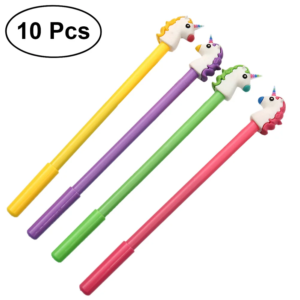 

Чернильная ручка, 10 шт., творческие канцелярские принадлежности, офисные аксессуары, подарок для детей (случайный цвет)