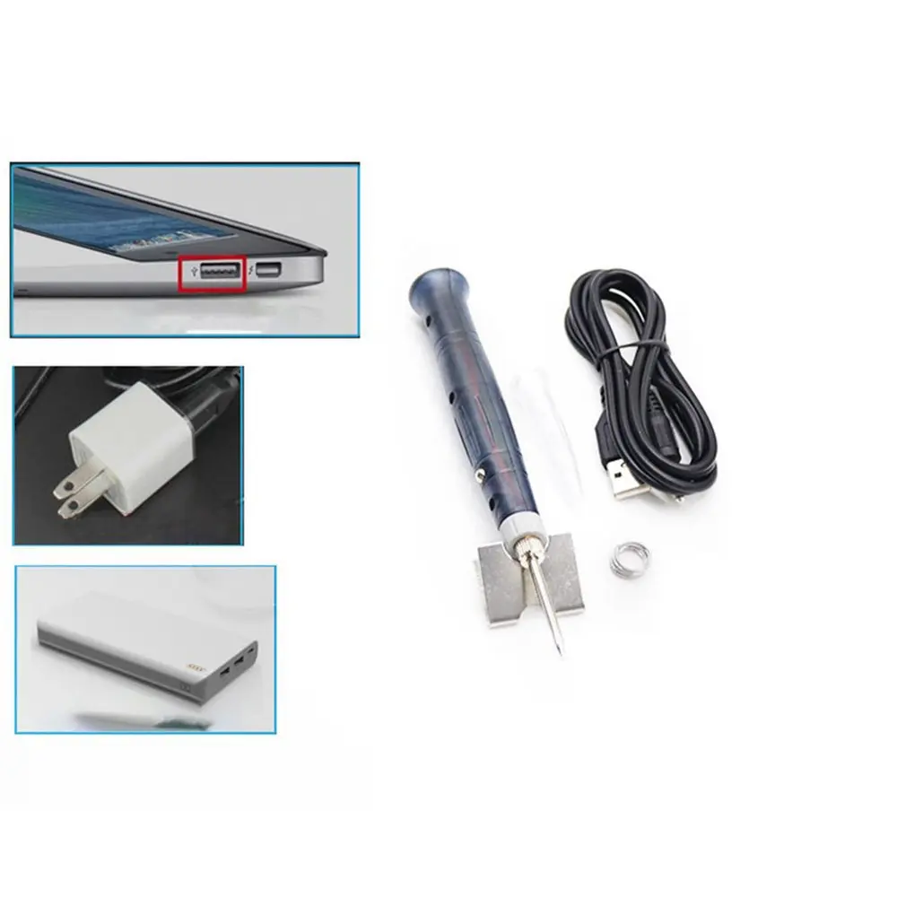 Портативный USB паяльник ручка 5 в 8 Вт мини-фиксатор кнопка переключатель Электропитание паяльная станция сварочное оборудование инструменты