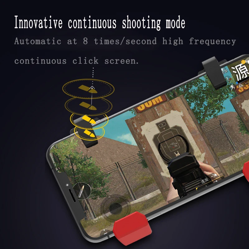 PUBG Controller Mobile Phone Gaming Trigger for Gamepad Shooter Fire Button Joystick iPhone Android Game Pad Accessory | Электроника