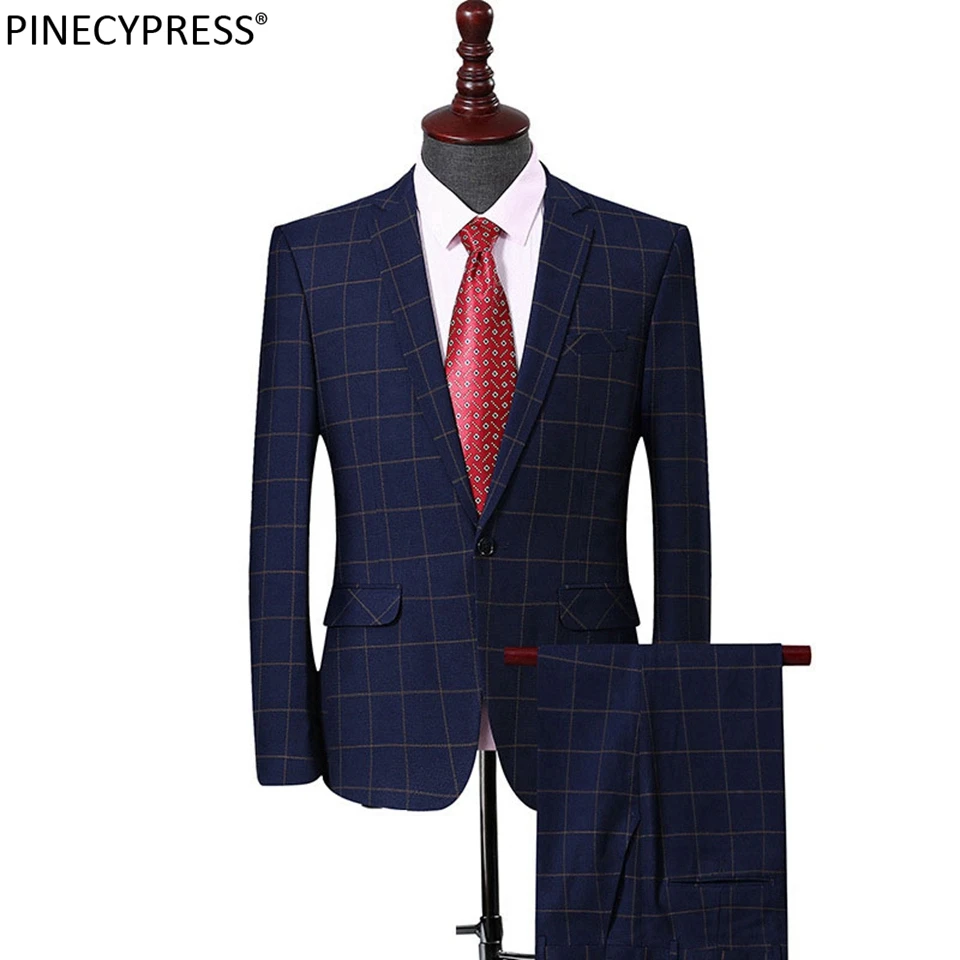 Женский клетчатый однобортный костюм на одной пуговице|Костюмы| |