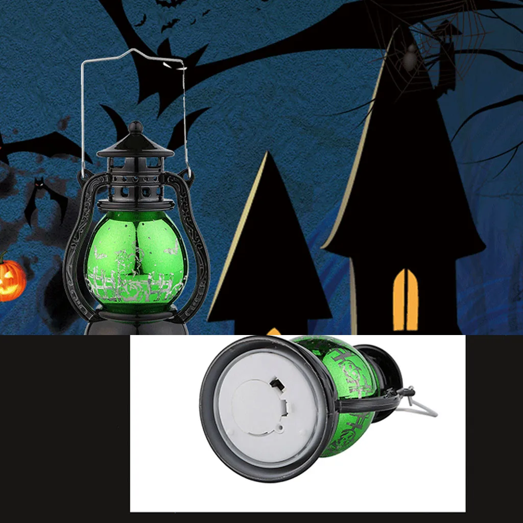 Хэллоуин Led Фонари Винтаж ведьма замок светодиодный светильник украшения на