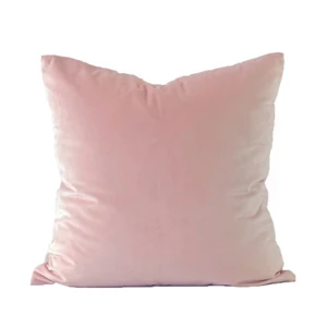 blush pink Essie Home 5 цветов мягкий Бархатный Чехол для подушки наволочка коралловый пыльный розовый румяна мятно-синий Пледы для дивана - Цвет: blush pink