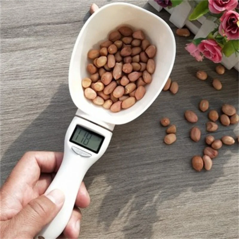 

Pet measuring cup cat food dog food electronic weighing spoon feeding measuring spoon scale shovel, scientific feeding