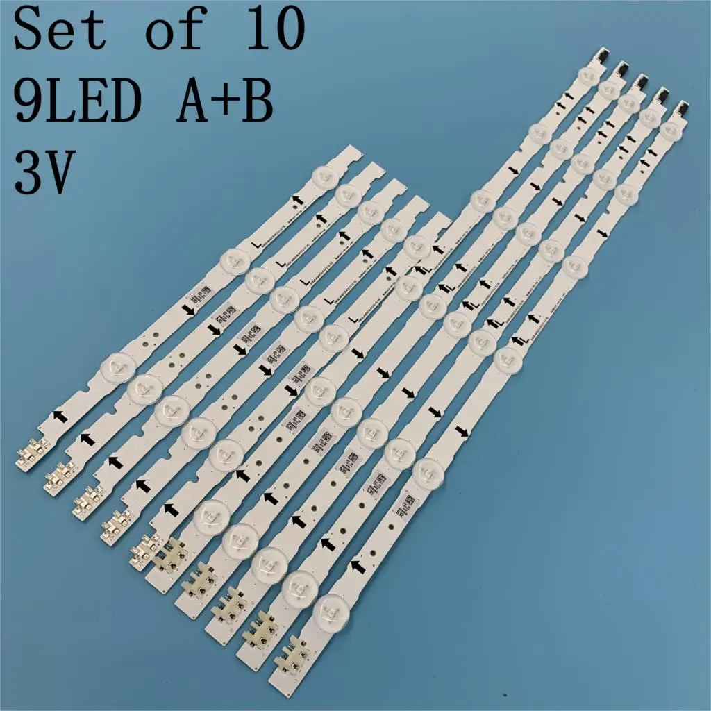 

100% New original 10 Pieces(5*3LED+5*6LED) UE40H6500 CY-GH040CSLV5H LED strip D4GE-400DCA-R1 R2 D4GE-400DCB-R1 R2 30449A 30450A