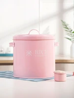 sealed rice storage bucket moisture proof insect proof sunscreen flour bucket container cereal bean flour tank kitchen supplies