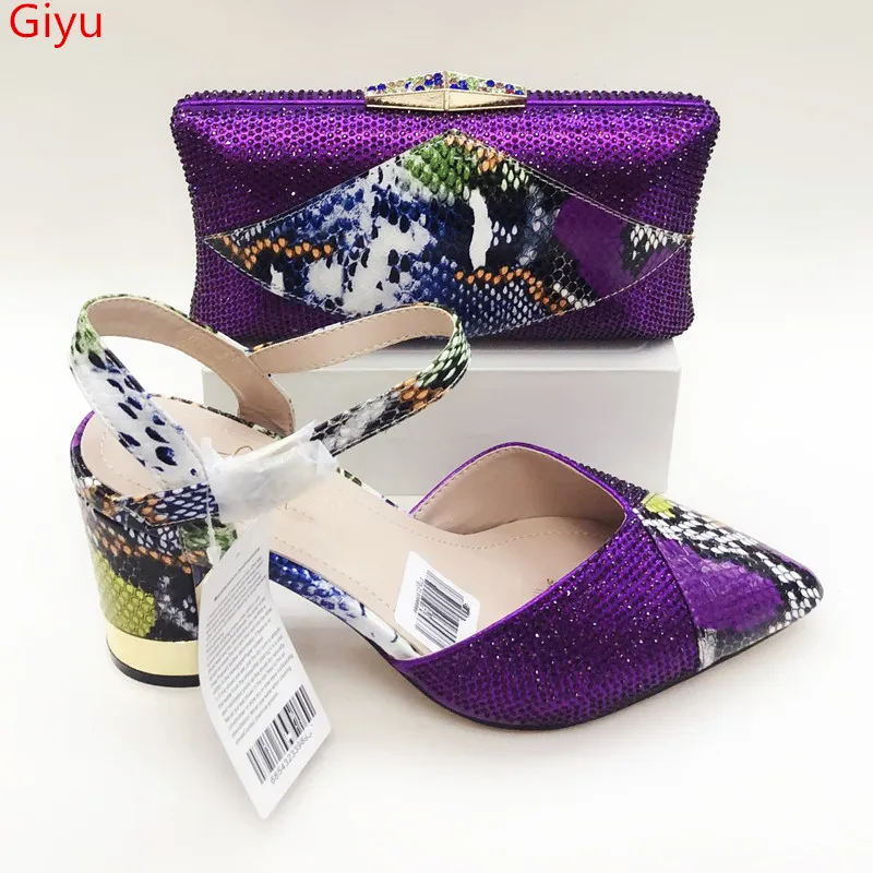 

doershow African shoe and bag set for party Italian shoe with matching bag new design lady matching shoe and bag!!SJJ1-9