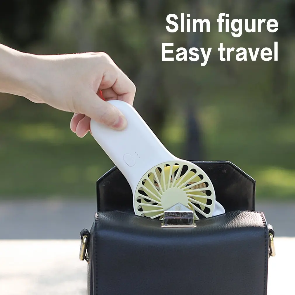 

Summer Cooler Mini Handheld Fan USB Charging Personal Desk Fans Rechargeable Portable Office Outdoor Travel Energy Source