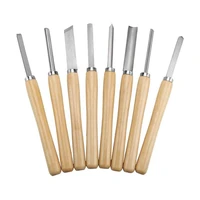 8 piece wood turning chisel set wood turning chisel set tools for parting wood grooves carving chisel