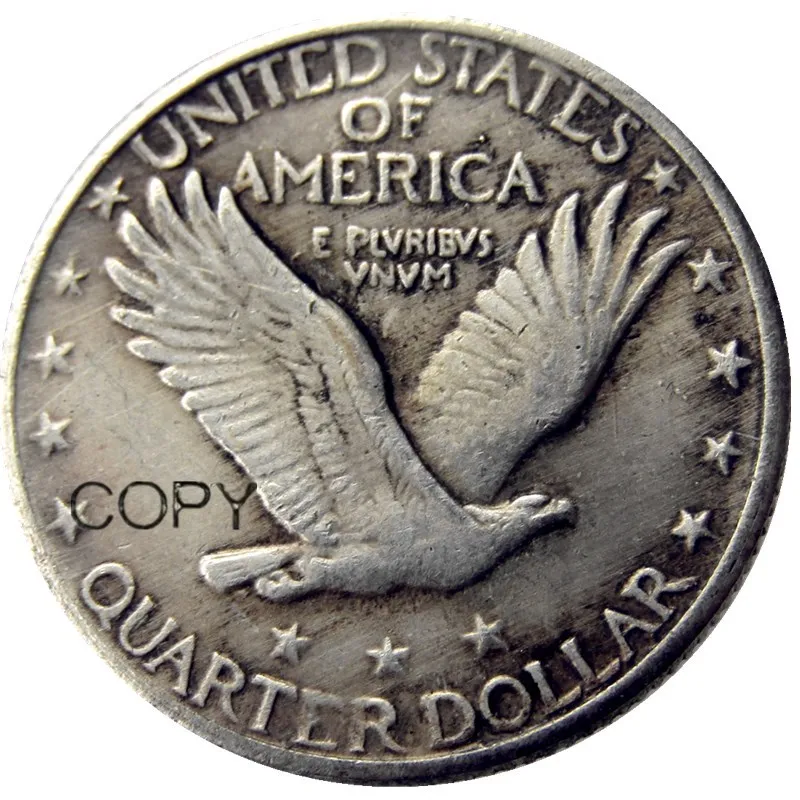 США набор(1917-1924)-P-S 9 шт. стоящая четверть свободы копия декоративная монета